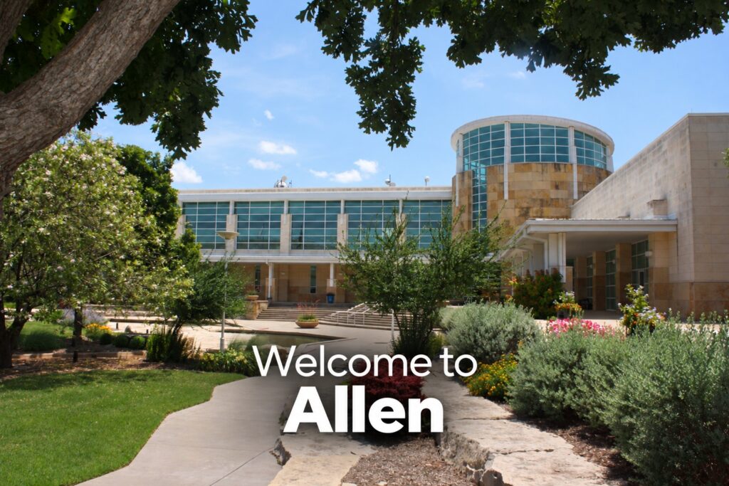 Welcome to Allen sign