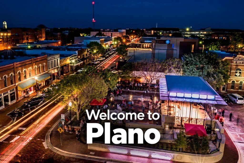 Welcome to Plano sign